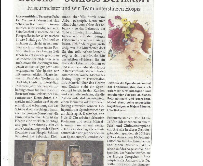 Frisieren für ein Haus des Lebens – Schloss Bernstorf