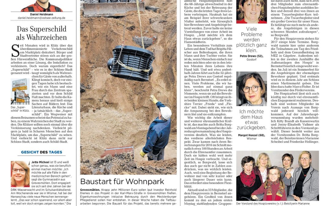 Ehrenamt wichtig für das Hospiz