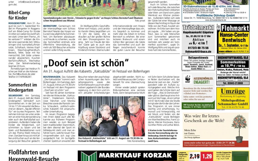 Öffentliches Sommerfest mit großer Resonanz