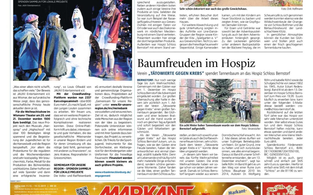 Baumfreuden im Hospiz