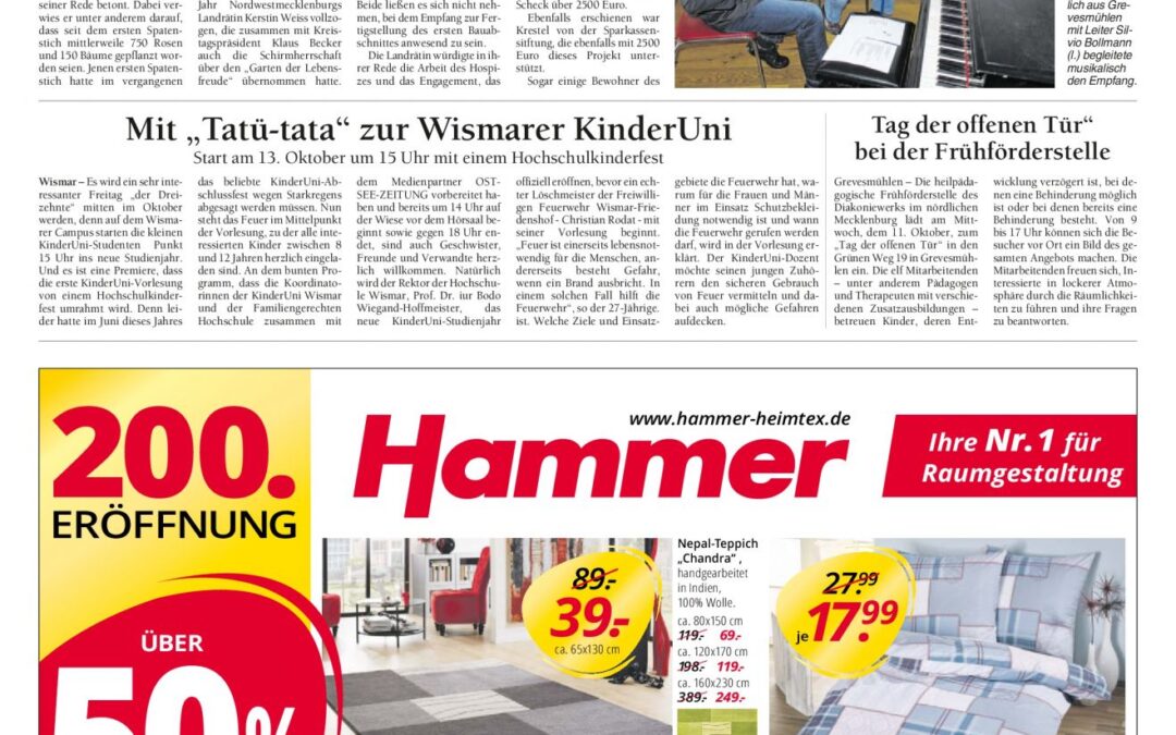 Hospiz hat jetzt einen „Garten der Lebensfreude“
