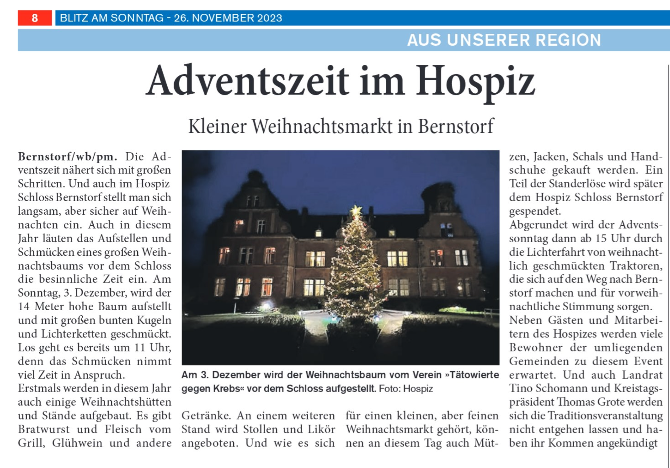 20231126 Blitz Weihnachten Bernstorf